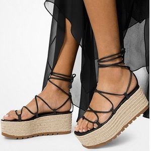 MICHAEL KORS COLLECTION Mabal Leather Sandal